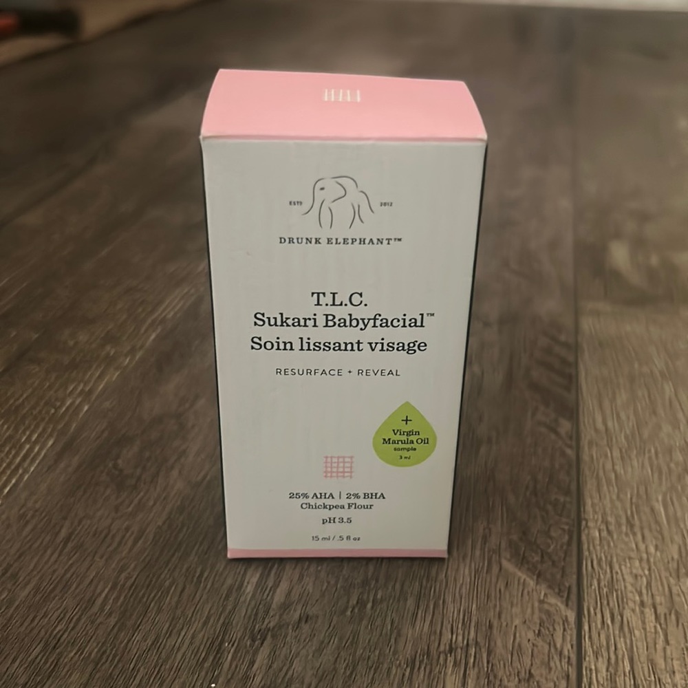 drunk elephant babyfacial